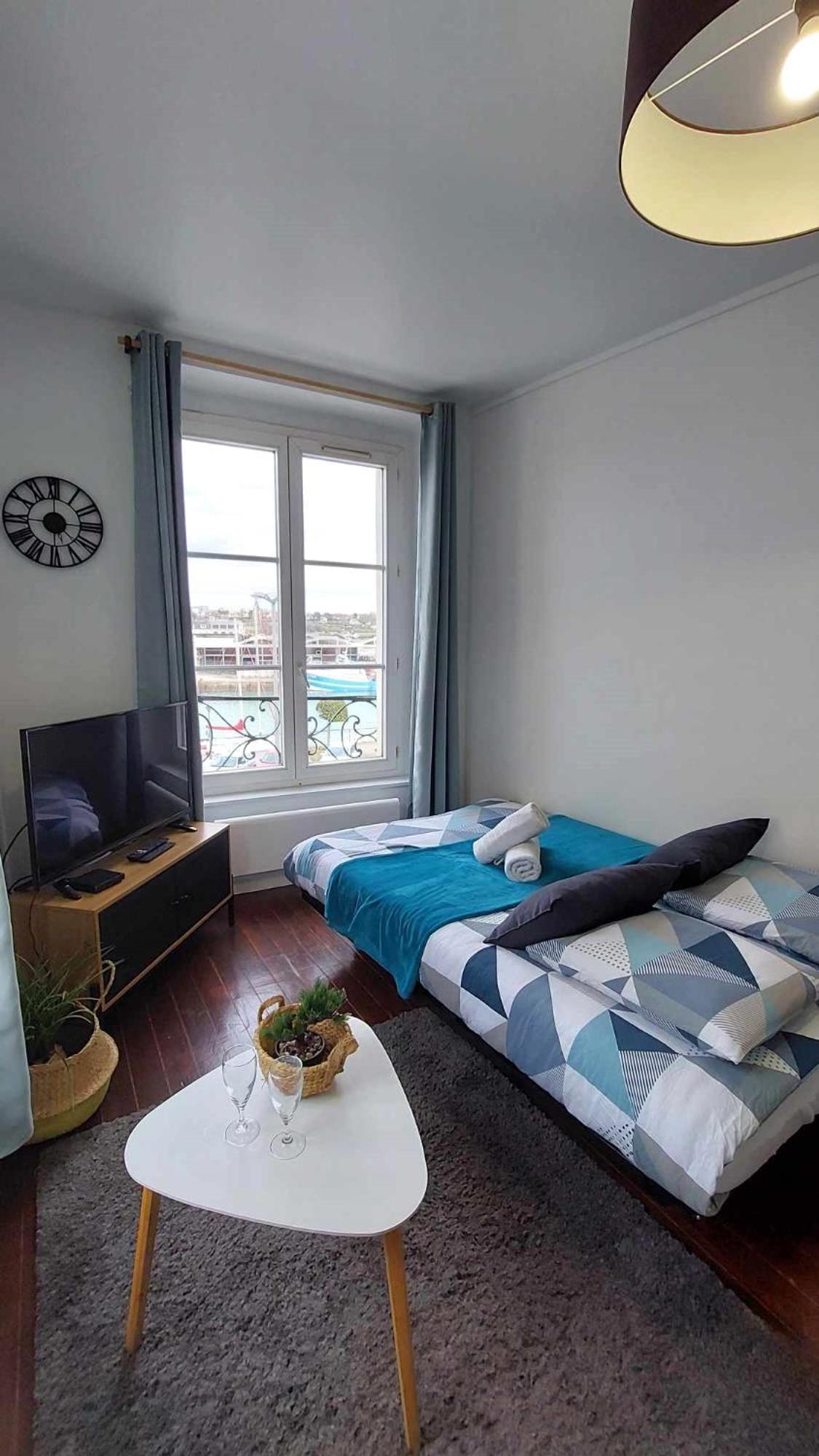 Vue Sur Le Port Studio Le Moussaillon Dieppe Exterior foto